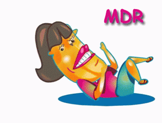 Gif animé MDR femme 